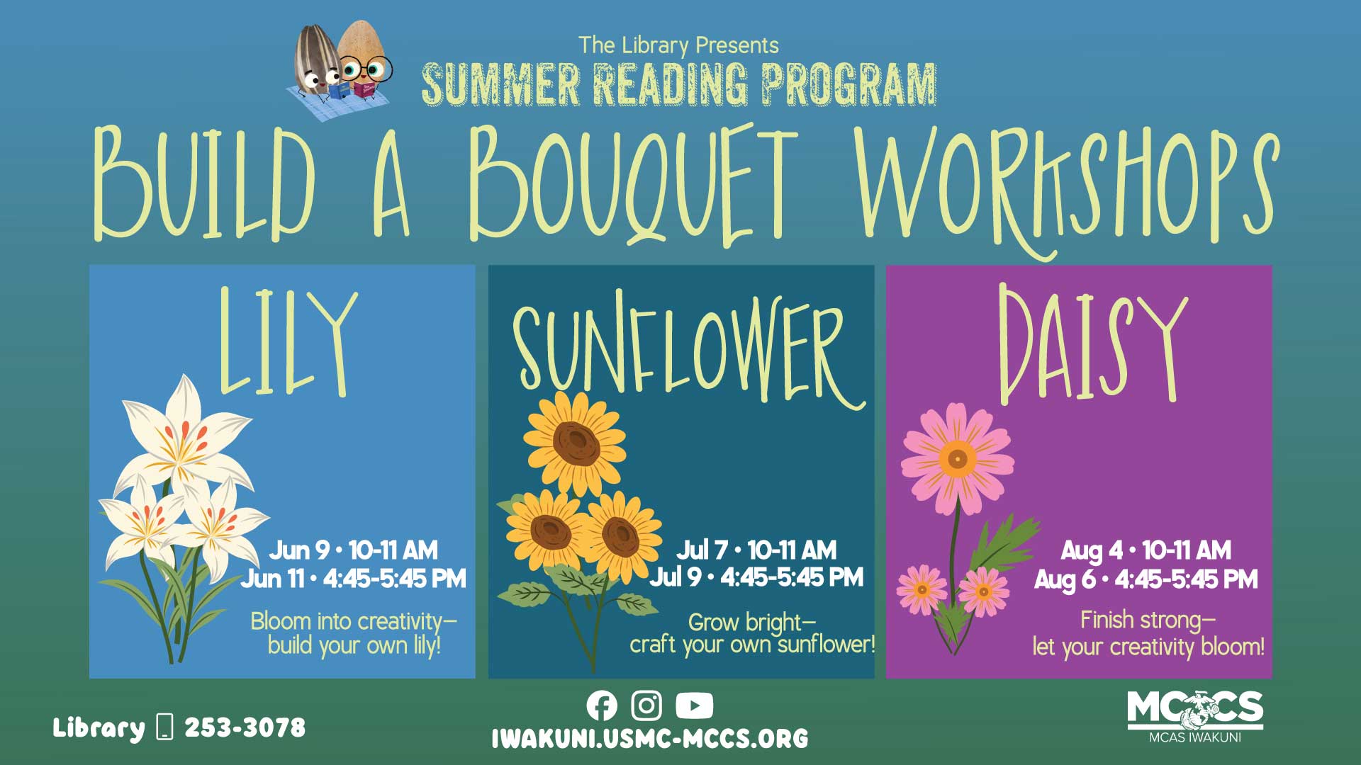 SRP - Build a Bouquet Workshop: Daisy Edition