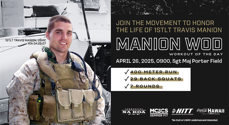 The Manion — In Honor of 1stLt Travis Manion