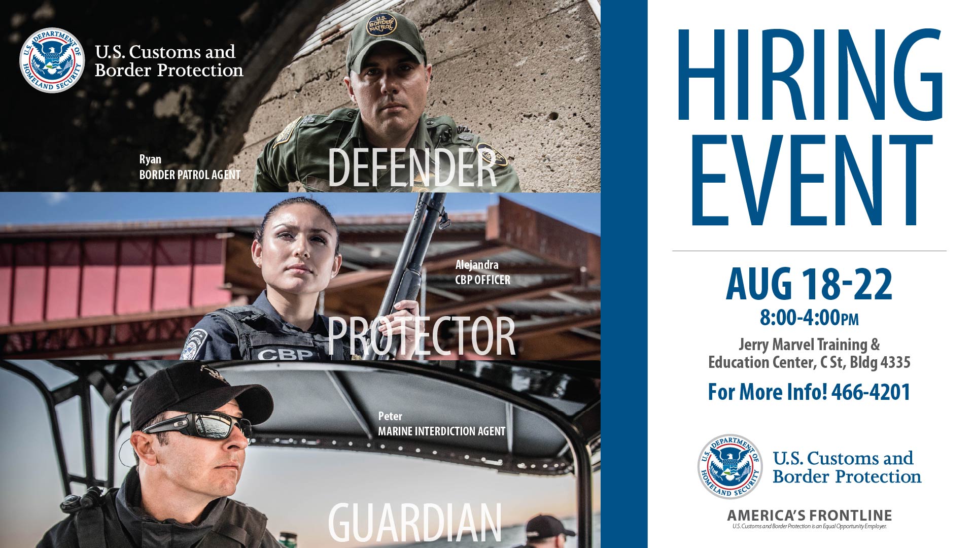 U.S. Border Patrol Recruitment Event