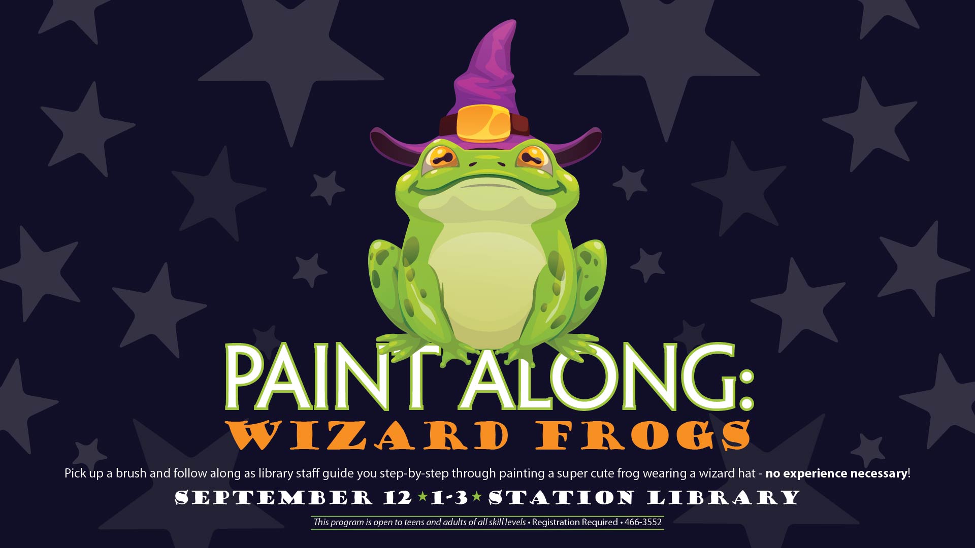 Paint Along Wizard Frogs
