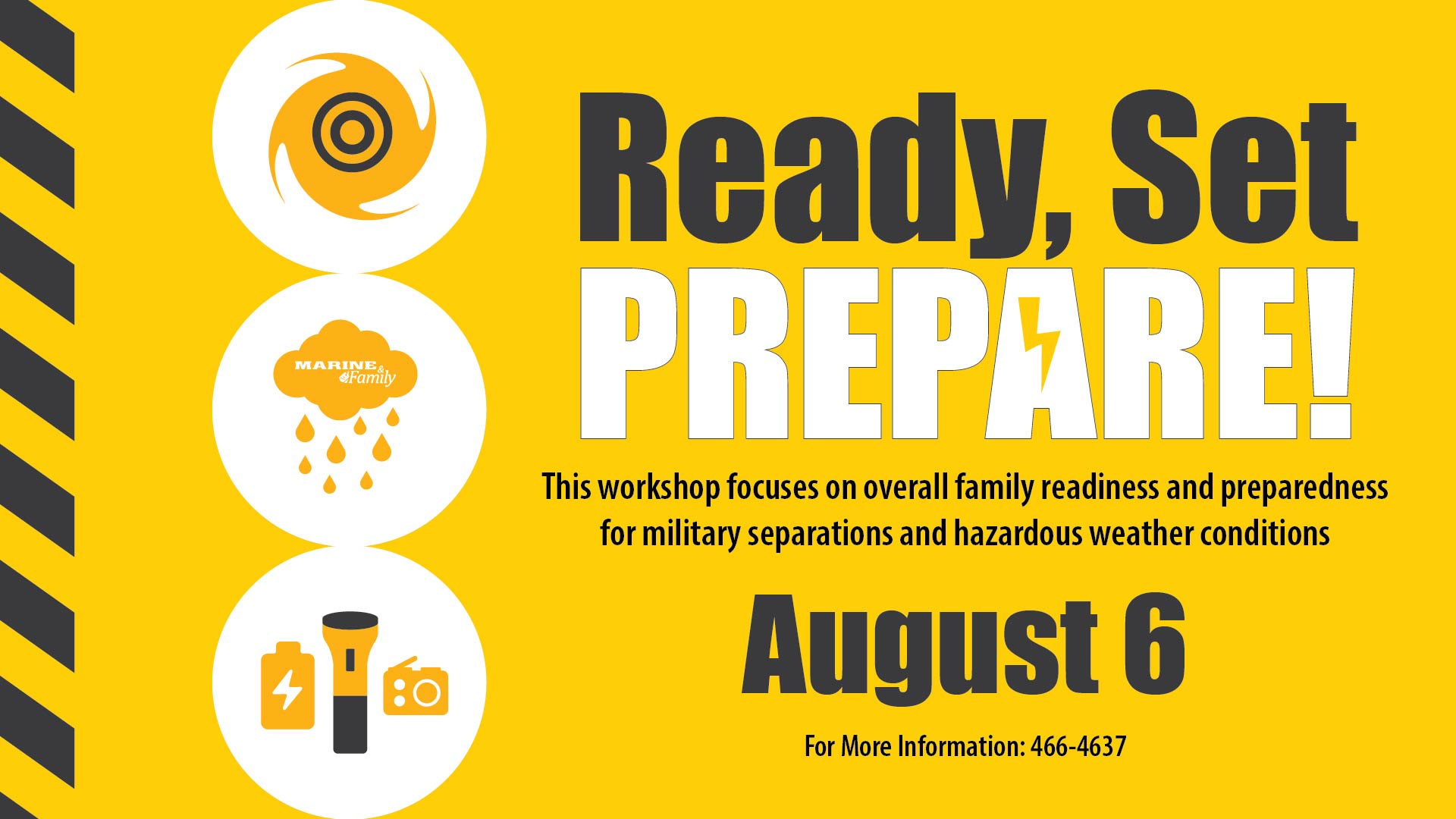Ready, Set, Prepare