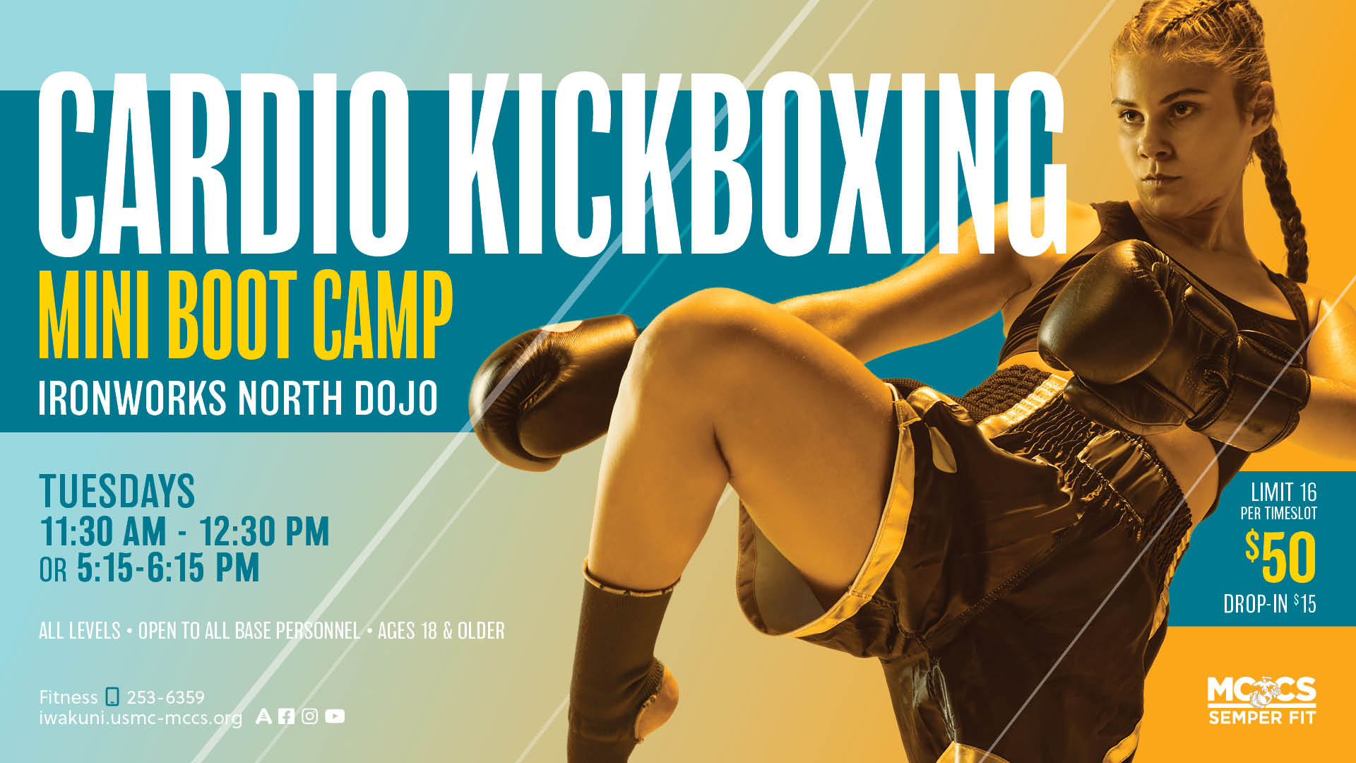 September Cardio Kickboxing Mini Bootcamp