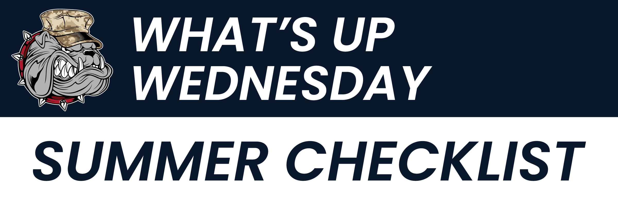 What's Up Wednesday: Summer Checklist