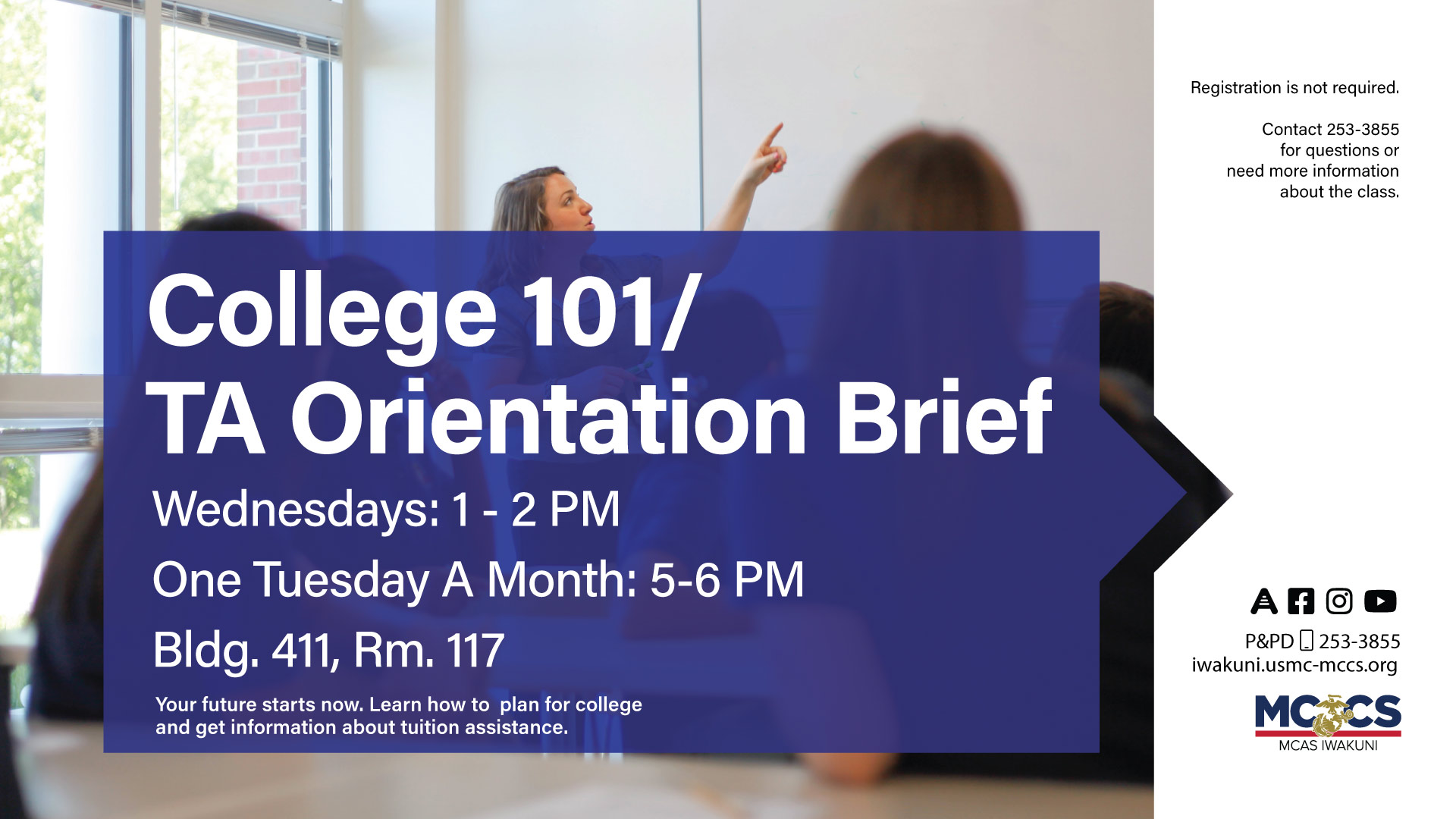College 101 / TA Orientation Brief