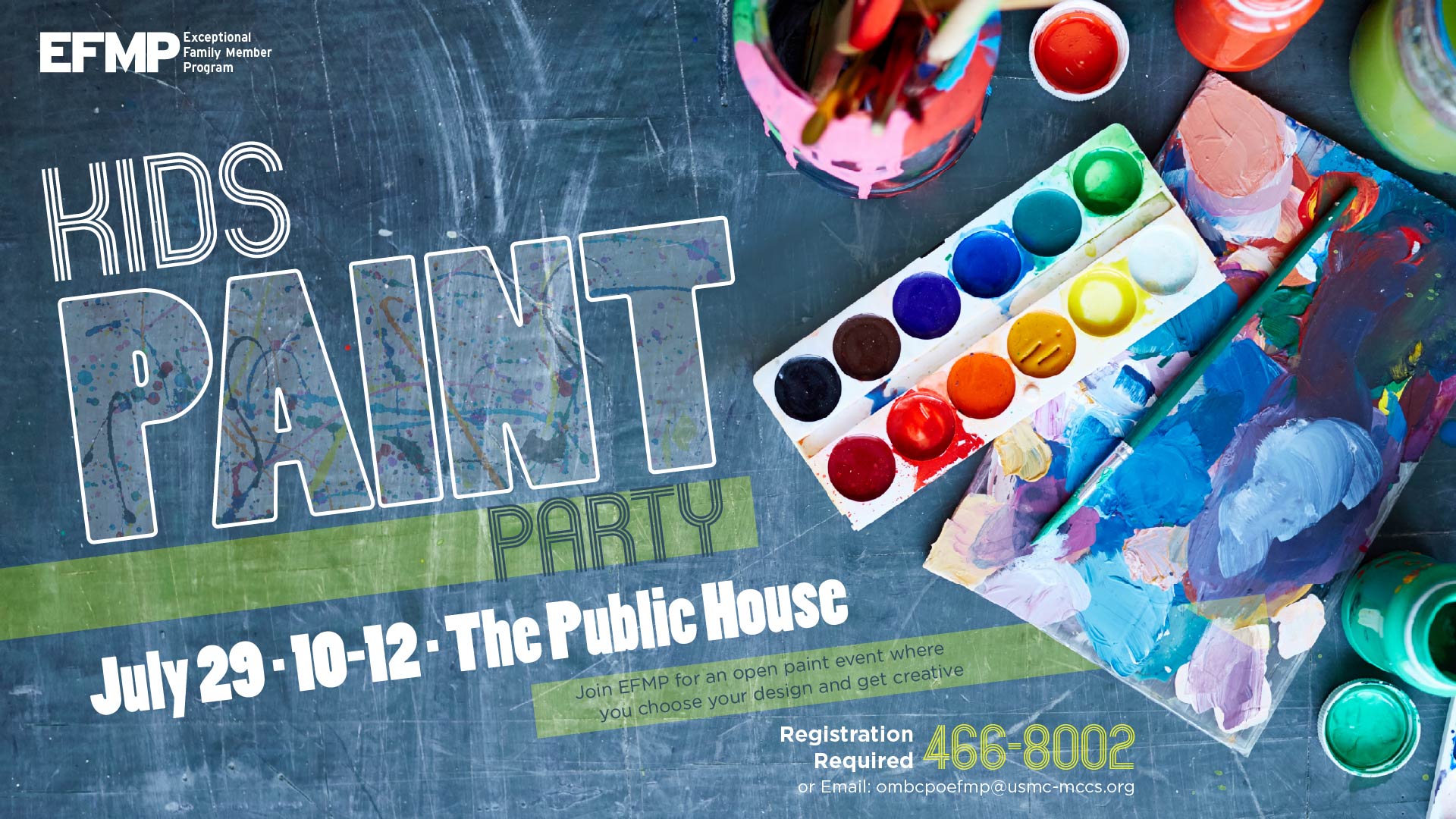 EFMP Kids Paint Party