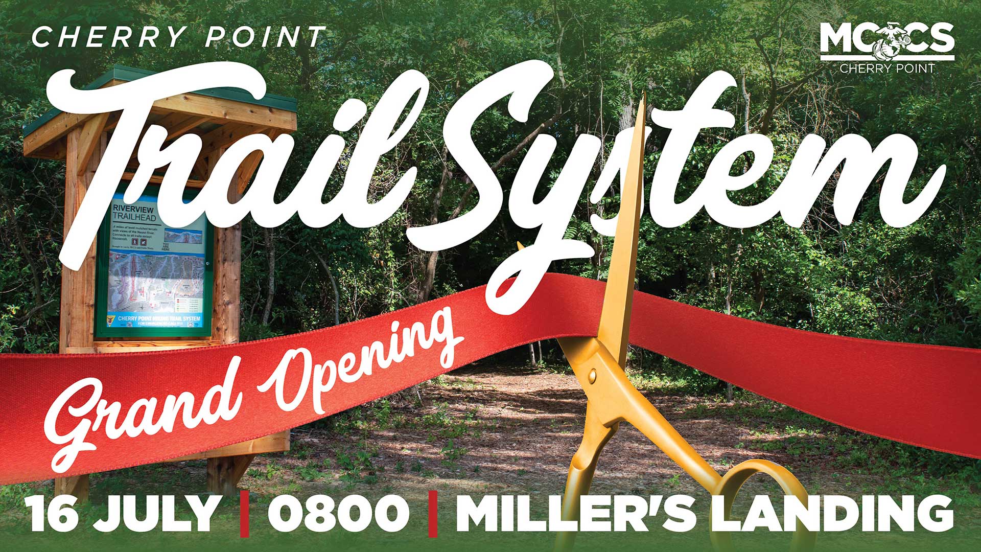 Cherry Point Trail System Grand Opening